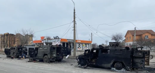 Разбитая российская техника под Харьковом